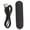 Black, variant on BOKYAN Electric Eye Massage Wand Reduce Fine Lines Promote Serum Absorption Face Eye Massage Tool Silver Rejuvenating Microcurrent Vibrating Facial Roller Massager (4.72 inches / 12 cm)