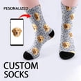 thumbnail image 2 of Stockings For Adults Funny Animal Print Bone Design Comfortable Stretchable Stockings Stocking For Home And Leisure 5PCS, 2 of 8