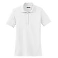 thumbnail image 5 of Sport-Tek L475 Ladies Dry Zone Raglan Accent Polo T-Shirt, White - 3XL, 5 of 6