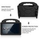 thumbnail image 5 of Funda de EVA a prueba de golpes con soporte para el pulgar para Samsung Galaxy Tab A7 Lite T220/T225 (negra), 5 of 5