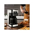 thumbnail image 3 of Coffee Maker, Programmable Drip Coffee Machine 10-Cup With Touch-Screen, Pause & Serve, 430 Stainless Steel,Black., 3 of 8