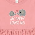 thumbnail image 4 of Inktastic Pappy Loves Me Grandson Girls Baby Dress, 4 of 5