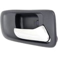 thumbnail image 2 of Interior Door Handle Compatible with 1998-2002 Honda Accord Front, Passenger Side Blue bezel with chrome lever, 2 of 3
