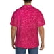 thumbnail image 3 of Fotbe Rose Red Glitter Camisa Estampada de Manga Corta para Hombre, Casual de Verano, Estilo Playero, Sin Arrugas-4X-Large, 3 of 5