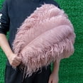 thumbnail image 2 of 10 plumas de avestruz grandes de 15 a 60 cm, plumas de avestruz blancas, centros de mesa de carnaval, accesorios de decoración para fiestas y bodas, 2 of 5