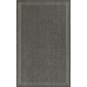 Momeni Contemporary Rectangle Area Rug, Charcoal, 3'6" X 5'6"