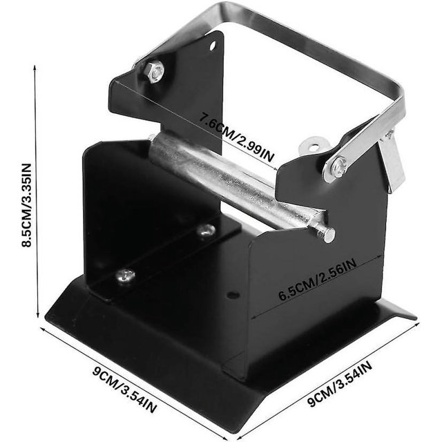 Hilo y Agrave; Soporte de rollo ajustable para soldadura, dispensador de descarga, dispensador de estaño, alimentador de carrete, accesorios para herramientas de soldadura (hy)