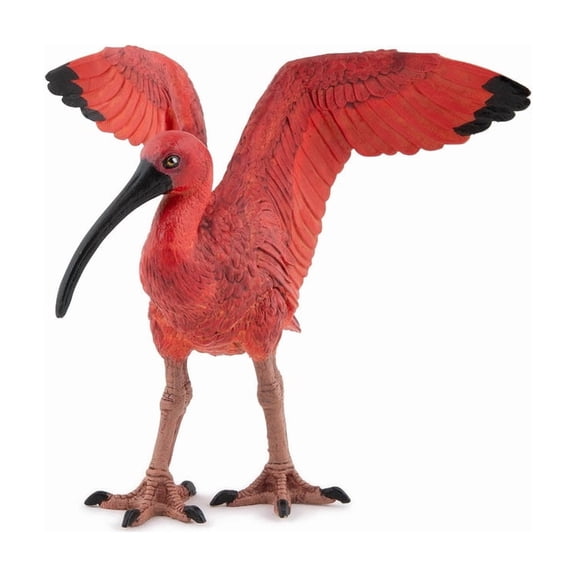 Papo Scarlet Ibis Hand Painted Figurine - Heirloom Quality Collectible (50314)