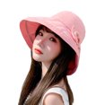 thumbnail image 2 of Travelwant Reversible Sun Hat for Women, Silky Bucket Summer Hats Certified UPF 50+ UV Protection for Hiking, Garden…, 2 of 7