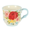 thumbnail image 3 of The Pioneer Woman Sweet Rose Light Blue Ceramic 14.5-Ounce Mug, 3 of 6