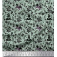 thumbnail image 1 of Soimoi Rayon Fabric Floral,Horse & Soldier Kids Print Fabric by Yard 42 Inch Wide, 1 of 1