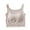 Beige, variant on ABATAB Crop Tank Tops for Women Dressy Summer Sleeveless Self Bra Shirts Scoop Neck Side Split T Shirts Blouses