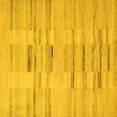 thumbnail image 1 of Ahgly Company Indoor Square Solid Yellow Modern Area Rugs, 7' Square, 1 of 4