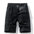 thumbnail image 2 of LYMAYTER‌ Cargo Shorts for Men Lightweight Summer Hiking Shorts Breathable Elastic Waist Work Shorts 28-38, 2 of 9
