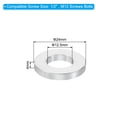thumbnail image 2 of M12 Aluminum Spacers, 5 Pcs Metal Spacer Aluminum 12.5mm ID x 24mm OD x 4mm L Aluminum Spacer Screw Standoff Round, 2 of 5
