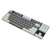 Mini Keyboard Wired Bluetooth-compatible Wireless Dual Mode 87 for Key RGB Mechanical Keyboard Kailh BOX Switch For Tabl