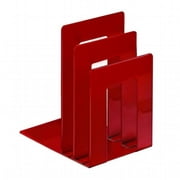 STEELMASTER Soho Collection 241873S07 Deluxe Bookend Sorter Square - Red