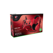 PDP Spirit Red Bundle Pack: REMATCH Advanced Wired Controller & AIRLITE Wired Headset For Xbox Series X|S, Xbox One, Windows 10/11 PC