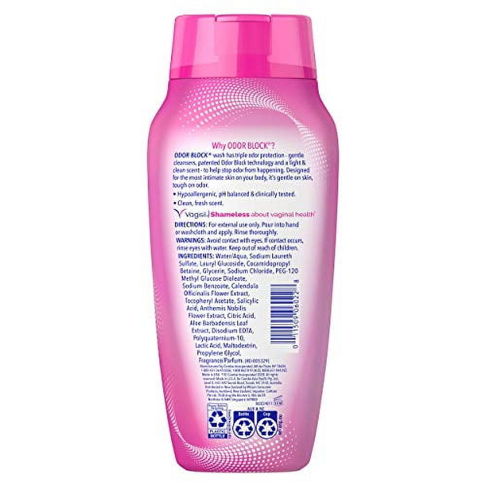 Vagisil Odor Block Daily Intimate Vaginal Wash, 12 Ounce, 3 pack
