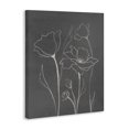 thumbnail image 2 of Stupell Industries Mid-Century Blooming Flower Buds Casual Grey Line Doodle Canvas Art, 24 x 30, by Elizabeth Medley, 2 of 7