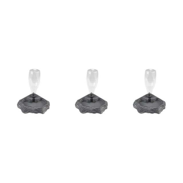 Greeniant Solución de comederos de reptiles de plástico para crear un buen ambiente de vida para mascotas Accesorio para reptiles Gris Type1 NO1
