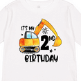 thumbnail image 4 of Inktastic Construction Truck It's My 2nd Birthday Boys or Girls Long Sleeve Toddler T-Shirt, 4 of 5