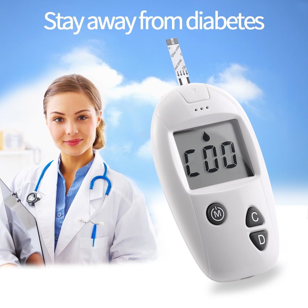 CHICIRIS Blood Glucose tester,Blood Sugar Tester,Health Care Home Blood Glucose Monitoring Kit with 50 Test Strips and 50 Lancets