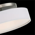 thumbnail image 3 of WAC Lighting Manhattan 14" LED 2700K Contemporary Aluminum Flush Mount in Nickel, 3 of 4