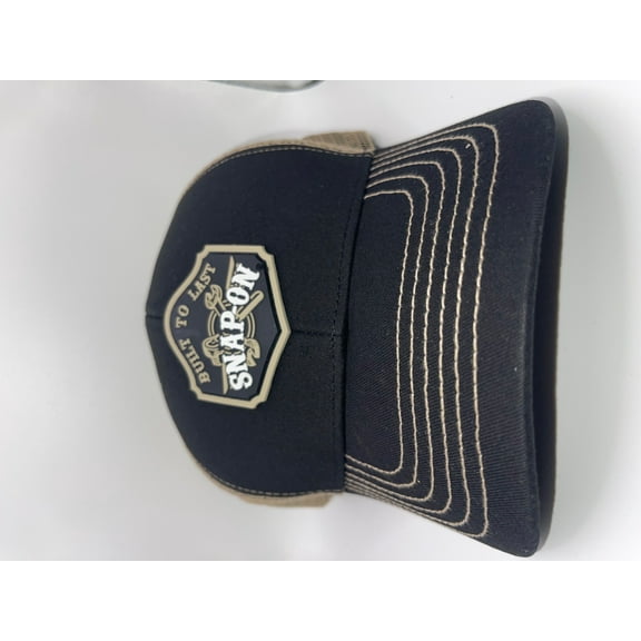 Snap-on Tools Official Patch Trucker Style Baseball Cap, Black/Tan