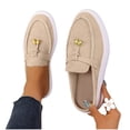thumbnail image 7 of Miluxas Women's Soft Walking Platform Mule, Casual Slip-On Shoes, Lightweight, Comfortable, Stylish Everyday Footwear Khaki 7(39), 7 of 7