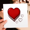 thumbnail image 7 of 3drose, Hearts, 6 Greeting Cards with Envelopes, 7 of 7