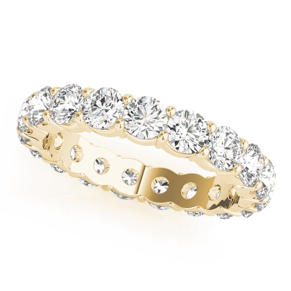 KohinoorGems 0.75 Ct Full Eternity Wedding Engagement Band In 14K Gold
