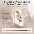 thumbnail image 4 of LINNER Hearing Aids for Seniors, Clarity Behind-the-Ear Rechargeable, Beige, 4 of 8