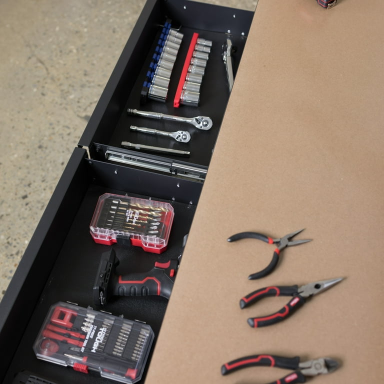 Hyper Tough 48-inch Steel Workbench with Steel Mesh - Walmart.com