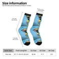 thumbnail image 4 of Goofa Prague Ratter Dog in Bathtub Printed Men's Crew Socks, Soft Durable Breathable Moisture-Wicking with Odor Control Cotton socks, 4 of 9