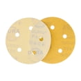 thumbnail image 4 of Dura-Gold - Premium - 400 Grit - 5" Gold Sanding Discs - 5-Hole Dustless Hook and Loop for DA Sander - Box of 50 Finishing Sandpaper Discs for Woodworking or Auto, 4 of 6