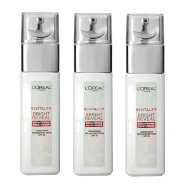 L'Oreal Skincare Revitalift Bright Reveal Anti-Aging Day Cream SPF 30 Sunscreen Moisturizer