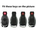 thumbnail image 2 of Car Key Case Cover Key Bag For Mercedes Benz A B C S Class AMG GLA CLA GLC W176 W221 W204 W205 Accessories Holder Shell Keychain, 2 of 10