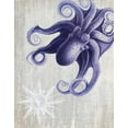 thumbnail image 2 of Fab Funky 15x18 Gold Ornate Wood Framed with Double Matting Museum Art Print Titled - Octopus 7, 2 of 4