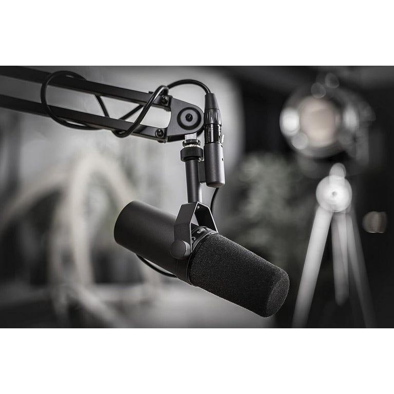 Shure SM7B Cardioid Dynamic Vocal Microphone for Live Broadcast Recording 