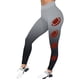thumbnail image 1 of Pantalones de yoga para mujer, leggings deportivos casuales, mallas de entrenamiento de cintura alta, elásticos y cómodos, con estampado de béisbol, para correr, gimnasio y fitness., 1 of 3
