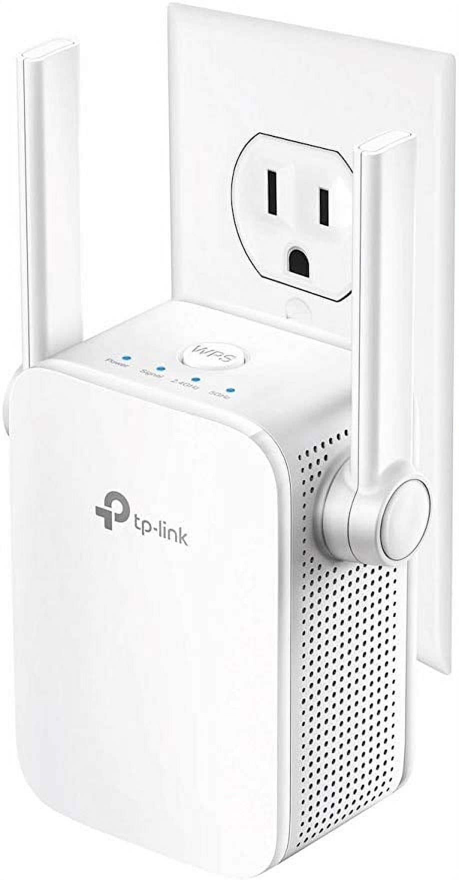 Restored TP-Link AC1200 Wifi Extender Up to 1200Mbps Dual Band Range Extender, Extends Internet Wifi to Smart Home & Alexa Devices (RE305) (Refurbished)