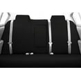 thumbnail image 2 of CalTrend Rear 40/60 Split Back & Solid Cushion EuroSport Seat Covers for 2014-2019 Toyota Corolla - TY525-01HH Black Insert and Trim, 2 of 3