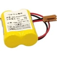 thumbnail image 5 of (Pack of 5) 2200mAh BR-AGCF2W 6V A98L-0031-0011 PLC Lithium Battery with Brown Plug for FANUC Backup Power, A98L-0031-0011#L A06B-6093-K001 Battery, 5 of 6
