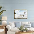 thumbnail image 3 of Stupell Industries Tropical Beachside Idyll Scene Gold Floating Frame Canvas Art, 31 x 21, by Noah Bay, 3 of 7