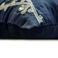thumbnail image 2 of The HomeCentric Pillow Cover 24x24 Navy, Designer Navy Blue Shams, Willow Design Willow Pillow Shams, Pack of 2, 24x24 inch (60x60 cm) Pillow Shams, Square Silk Pillow Sham, - Navy Blue Willow, 2 of 5
