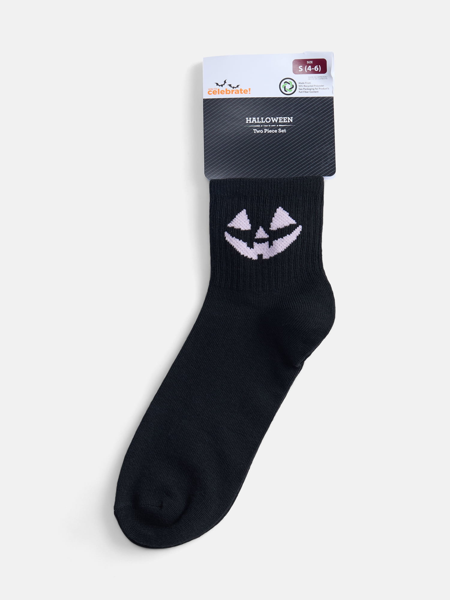 Halloween Women's Sleepshirt Top and Socks Set from Way to Celebrate, 2-Piece, Sizes XS-3X