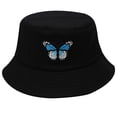thumbnail image 2 of Hunpta Bucket Hats For Women Butterfly Printing Sunshade Fisherman's Hat Basin Hat Outdoor Bucket Hat, 2 of 2