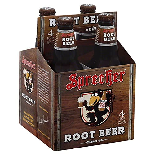 Sprecher - Root Beer Soda 4Pk - 64 Fo, Case of 6