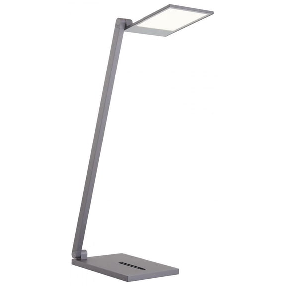 P1933-771-L-George Kovacs Lighting-Kovacs - 12W 1 LED Table Lamp-17.75 Inches Tall and 4.5 Inches Wide-Earl Grey Finish